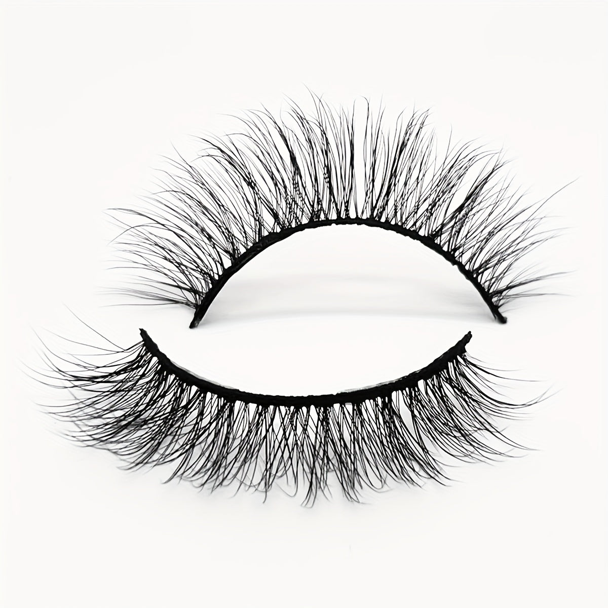 1 Pair Natural Eyelashes Mink Black Lashes
