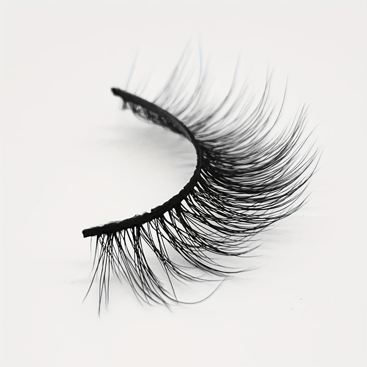 1 Pair Natural Eyelashes Mink Black Lashes